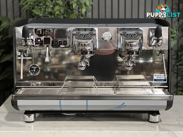 BRAND NEW VICTORIA ARDUINO WHITE EAGLE DIGIT 2 GRP ESPRESSO MACHINE BLACK & STAINLESS