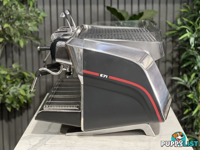 FAEMA E71 GTI 2 GRP ESPRESSO COFFEE MACHINE BLACK & STAINLESS - USED