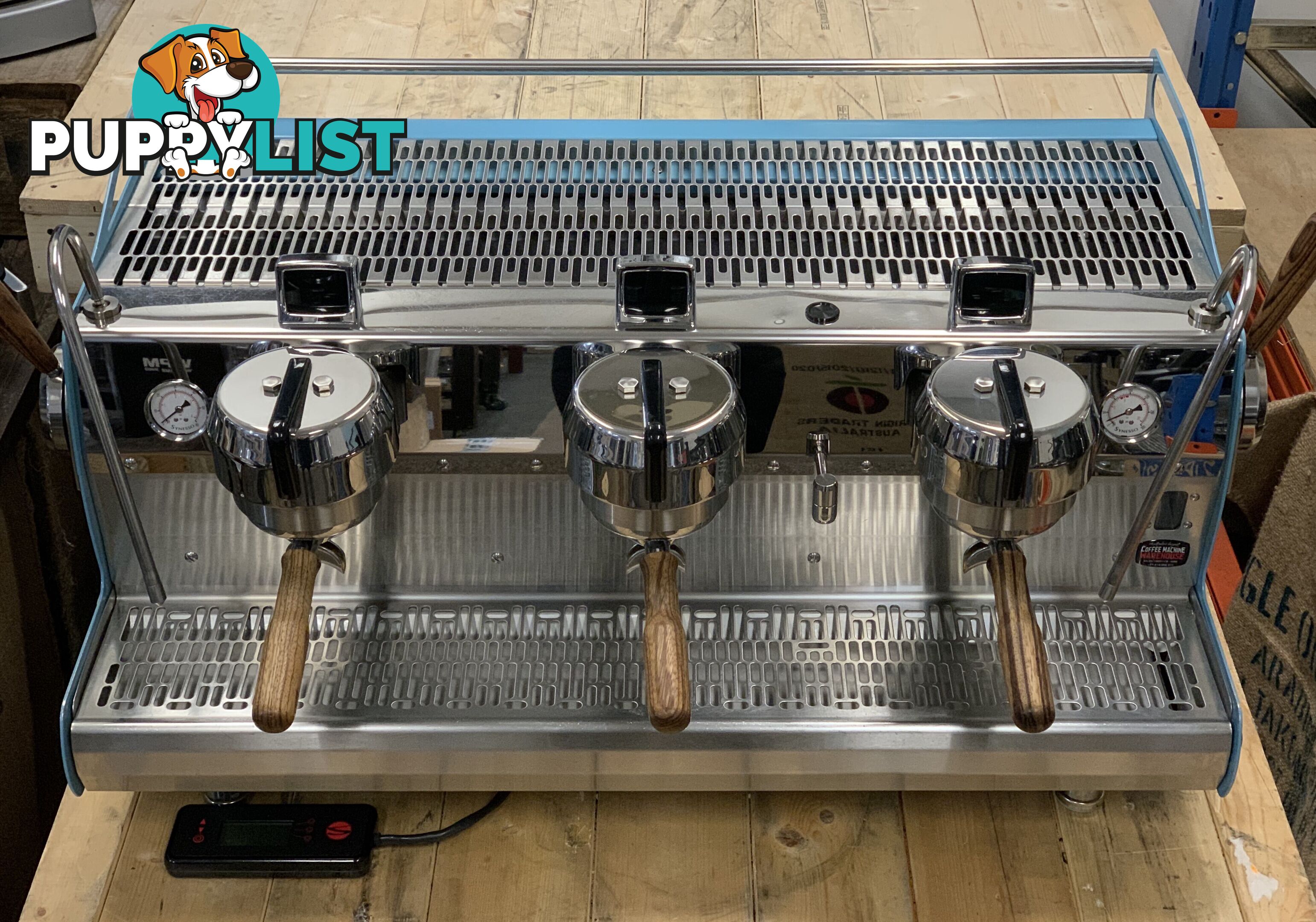 SYNESSO MVP 3 GROUP BLUE ESPRESSO COFFEE MACHINE