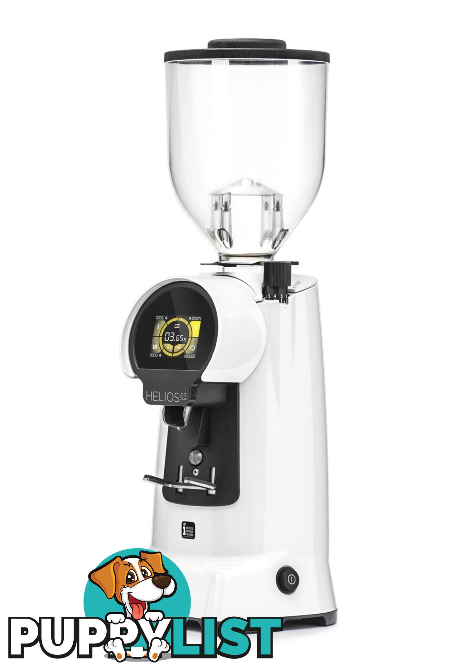 EUREKA HELIOS 75 ESPRESSO COFFEE GRINDER BRAND NEW WHITE