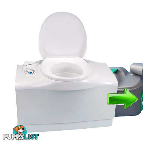 THETFORT CASSETTE TOILET C402-C, FLUSH TANK, LEFT