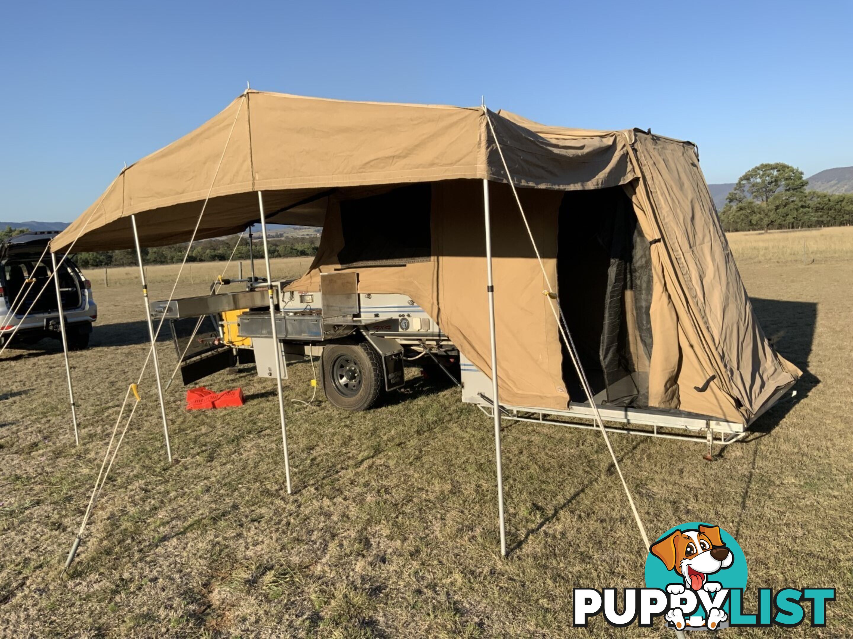 2003 Aussie Swag Camper trailer, hard floor