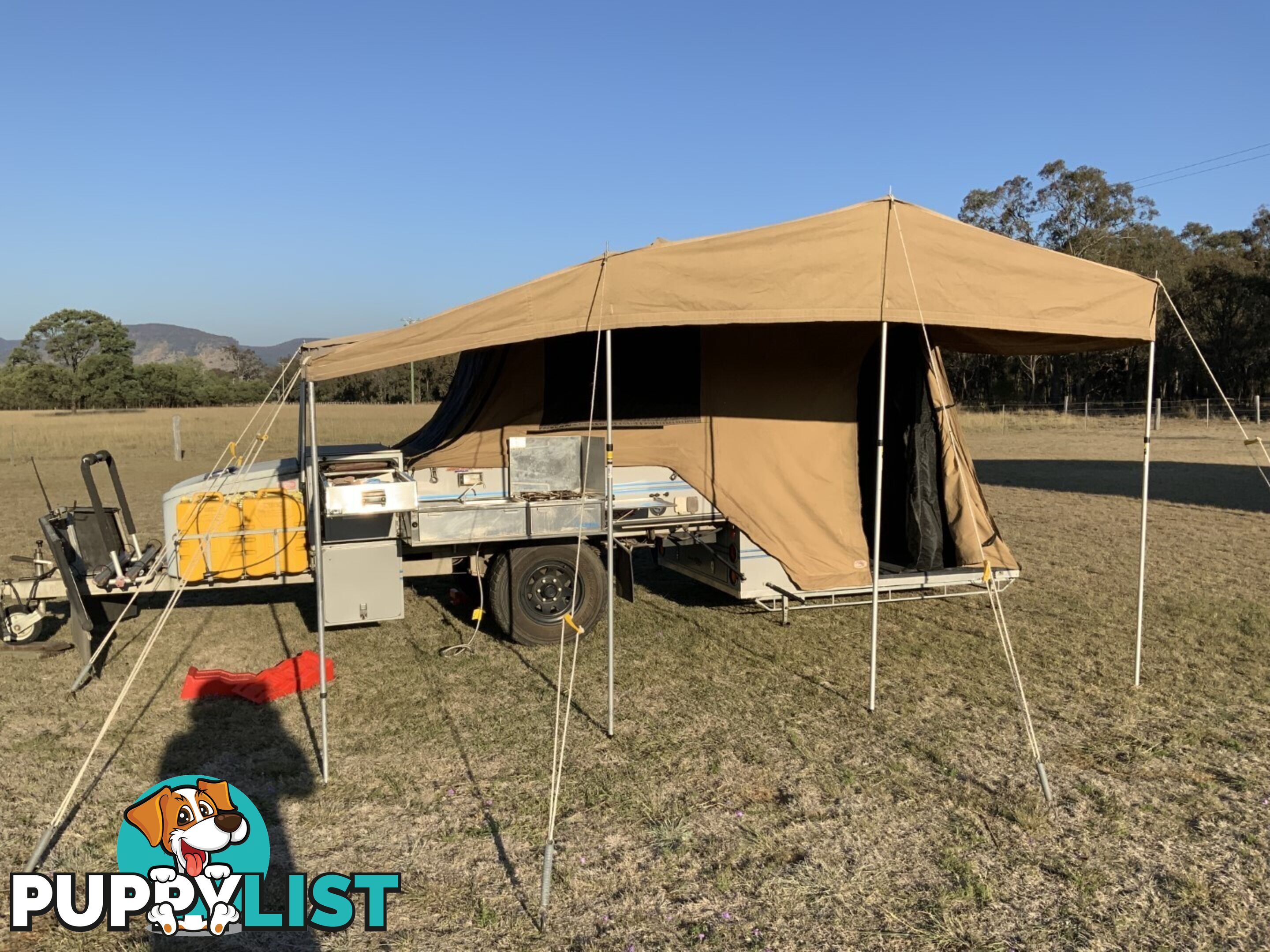 2003 Aussie Swag Camper trailer, hard floor