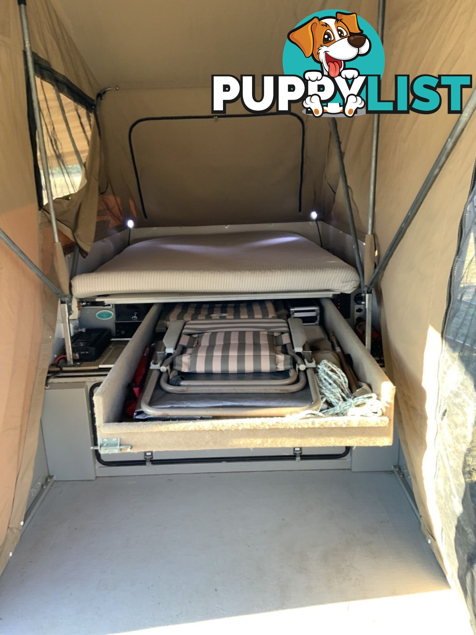 2003 Aussie Swag Camper trailer, hard floor