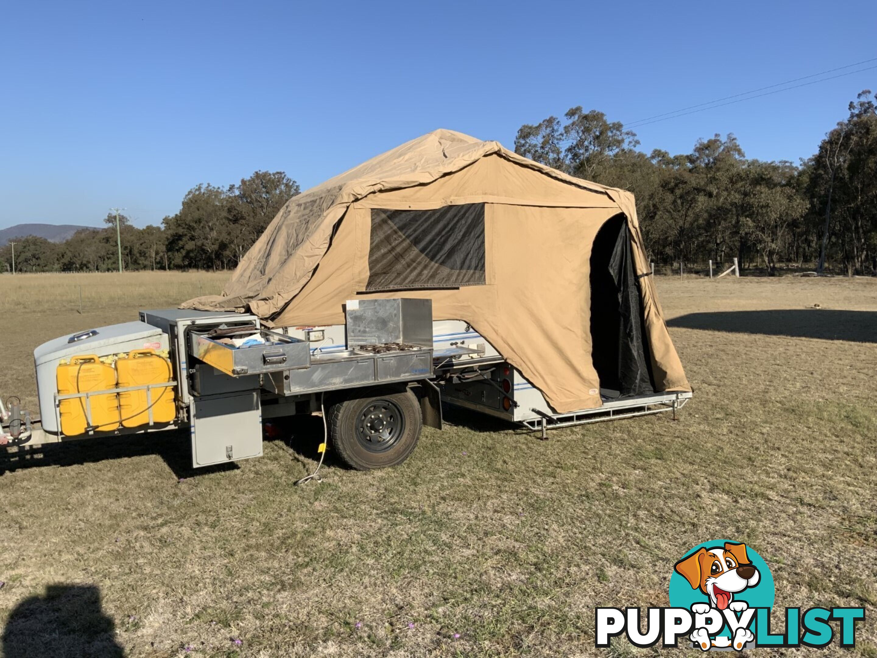 2003 Aussie Swag Camper trailer, hard floor