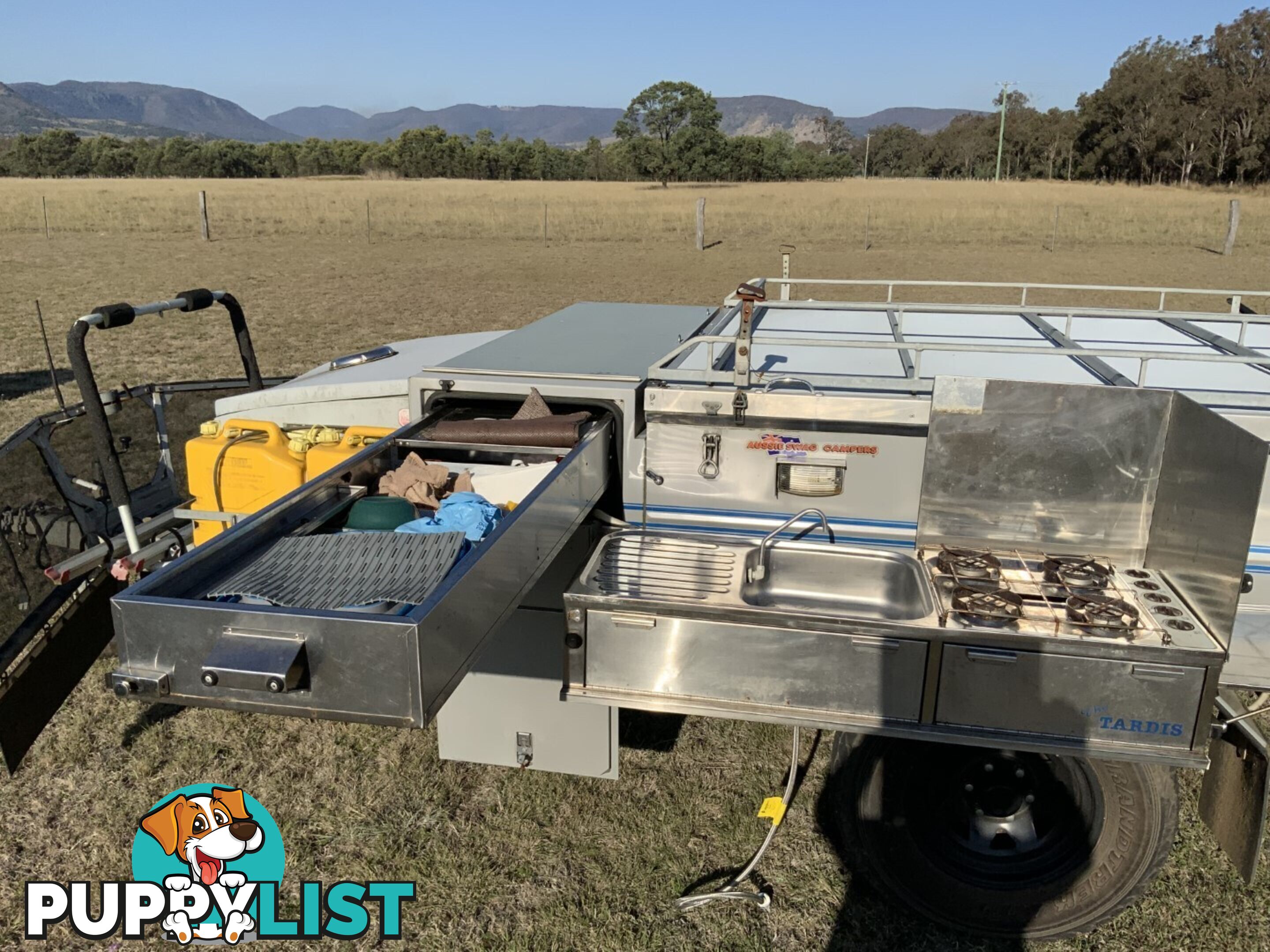 2003 Aussie Swag Camper trailer, hard floor