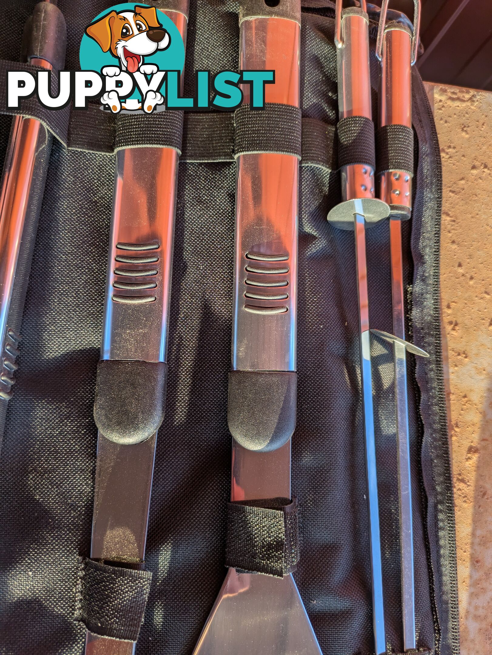 BBQ utensils portable bag set