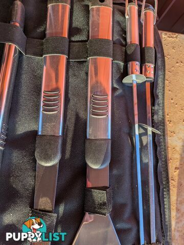 BBQ utensils portable bag set