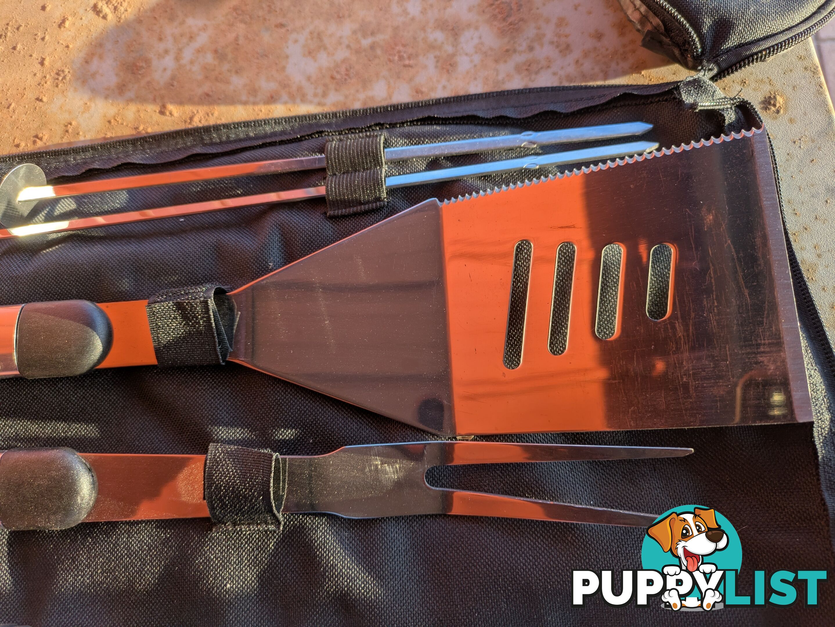 BBQ utensils portable bag set