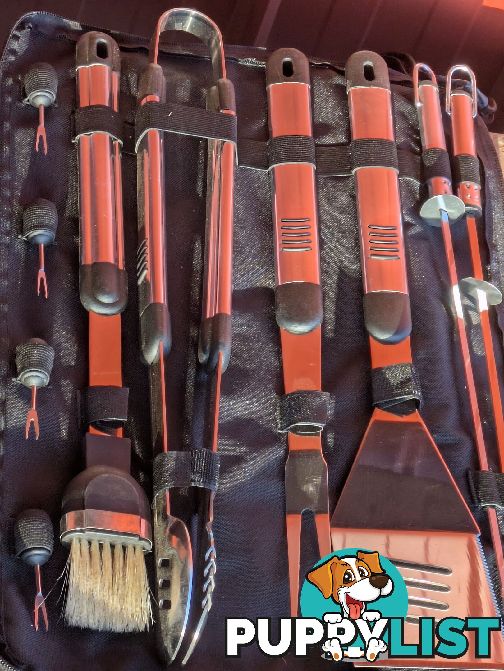 BBQ utensils portable bag set
