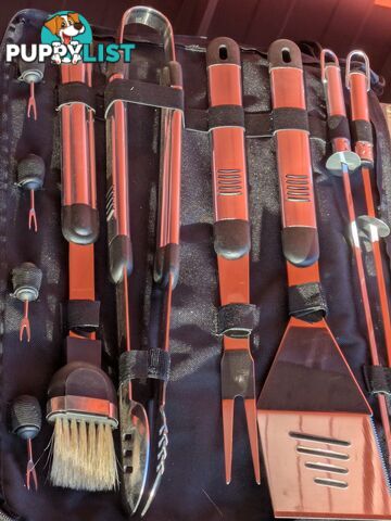 BBQ utensils portable bag set