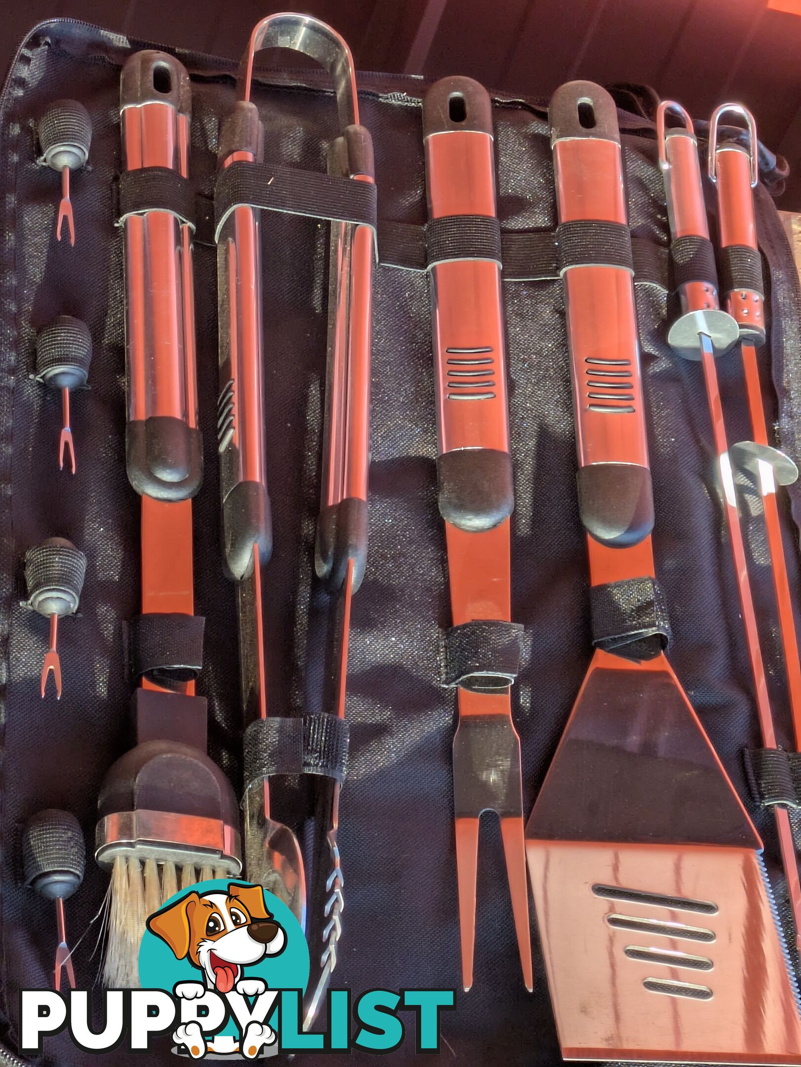 BBQ utensils portable bag set