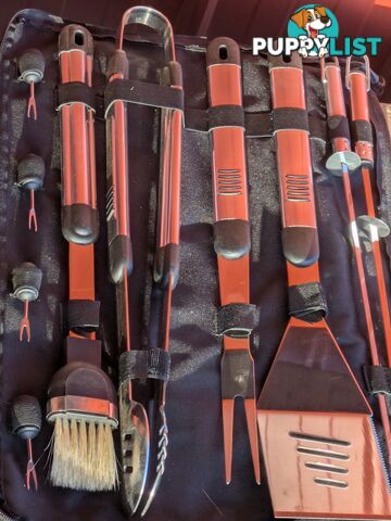 BBQ utensils portable bag set