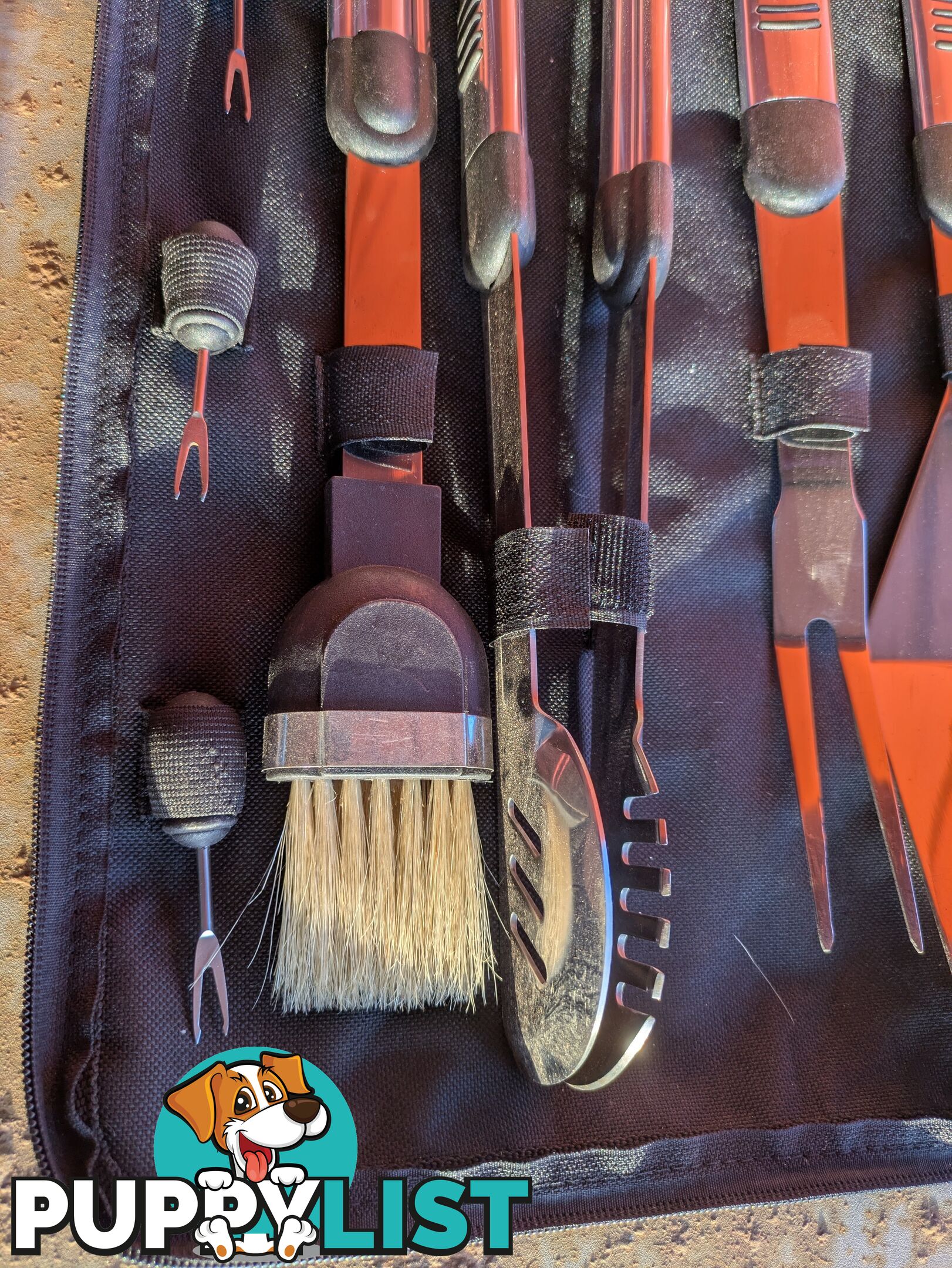 BBQ utensils portable bag set
