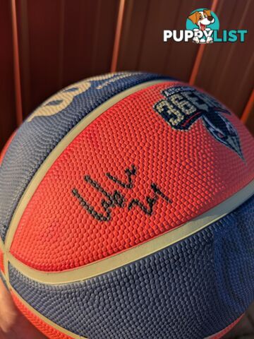 Adelaide 36ers basketball with player signatures