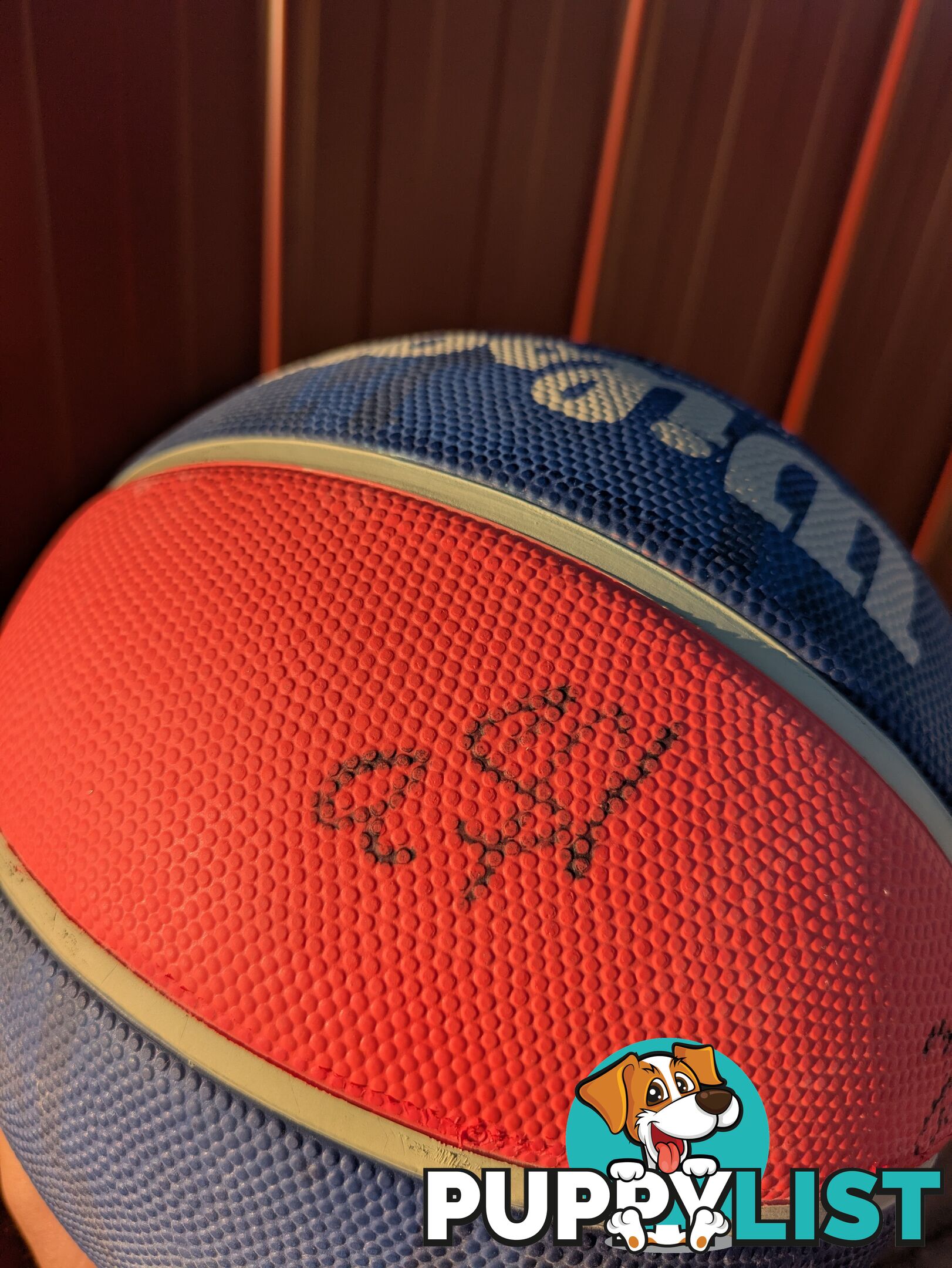Adelaide 36ers basketball with player signatures