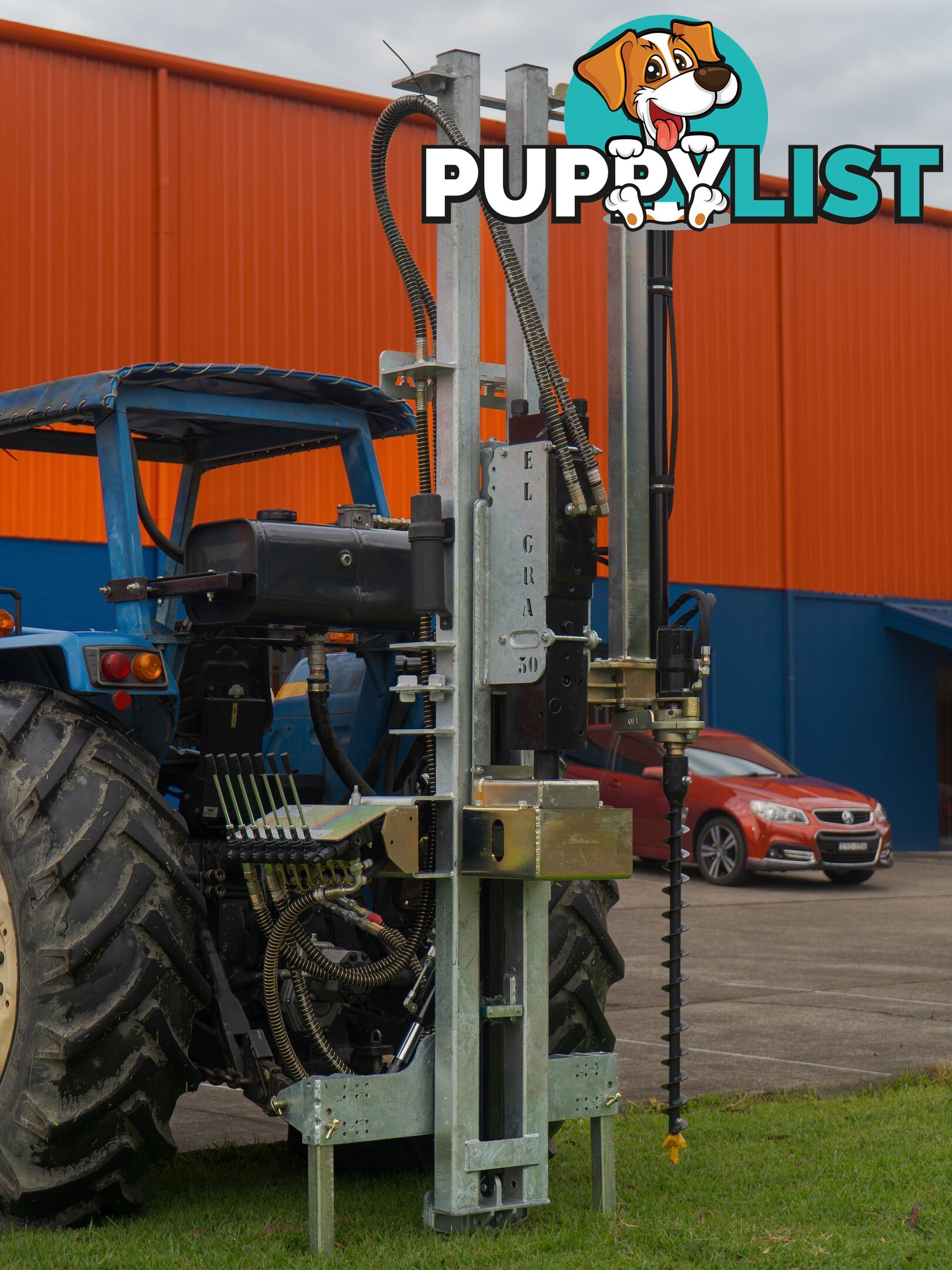 Series 89 50 Cell Hydraulic Percussion Post Driver