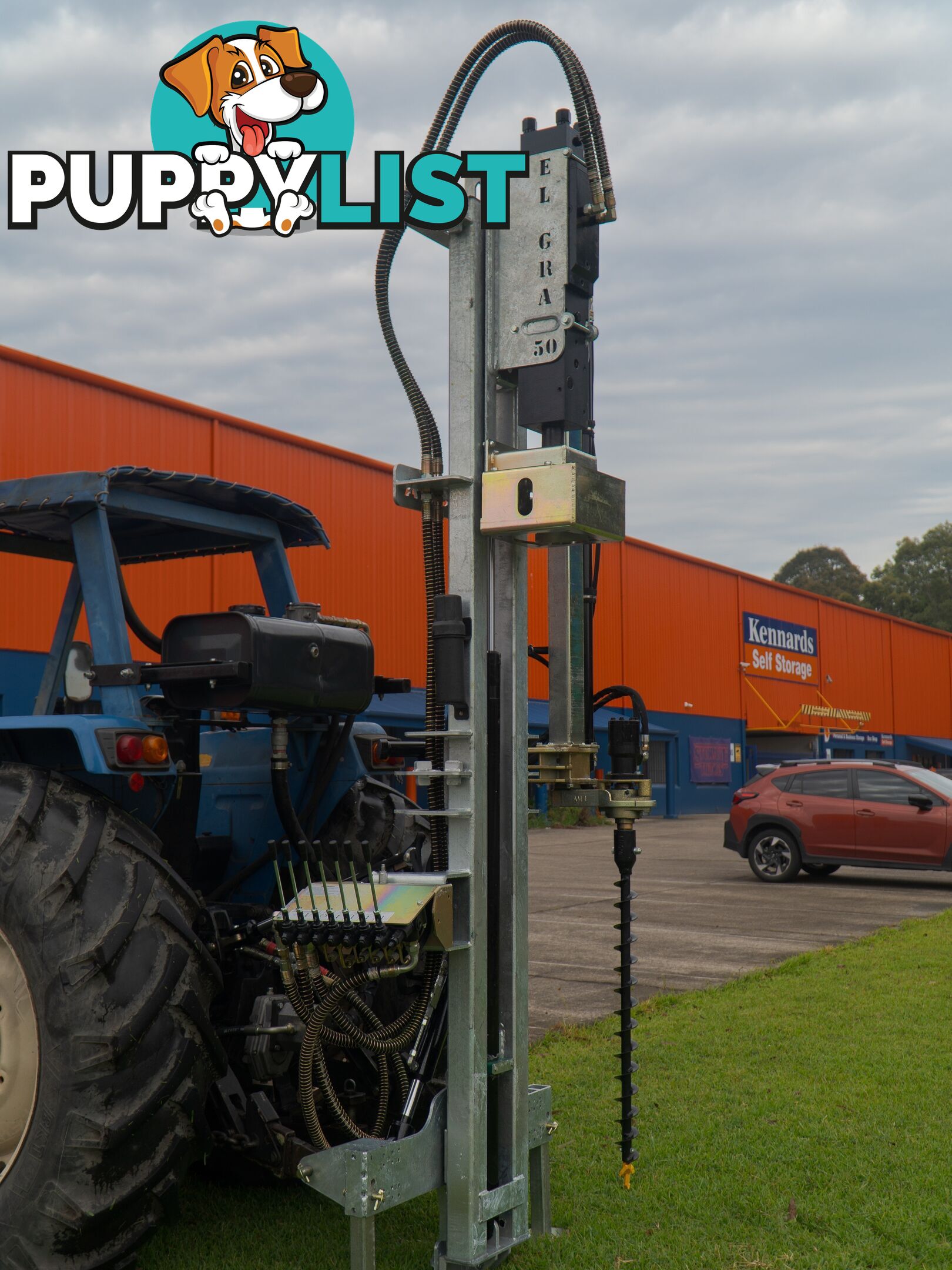 Series 89 50 Cell Hydraulic Percussion Post Driver