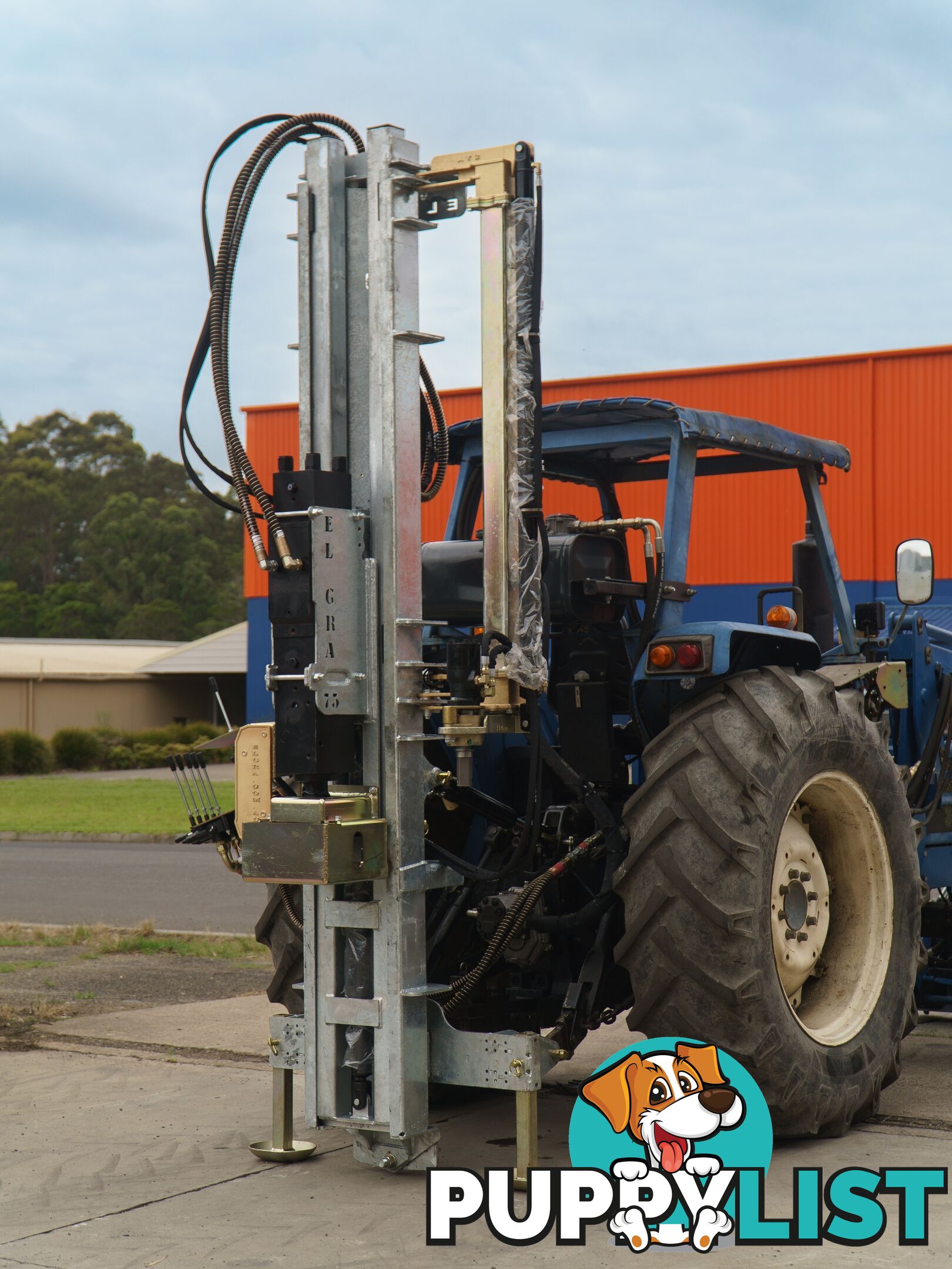 ELGRA SERIES 89 75 CELL HIGH LIFT HYDRAULIC PERCUSSION POST DRIVER