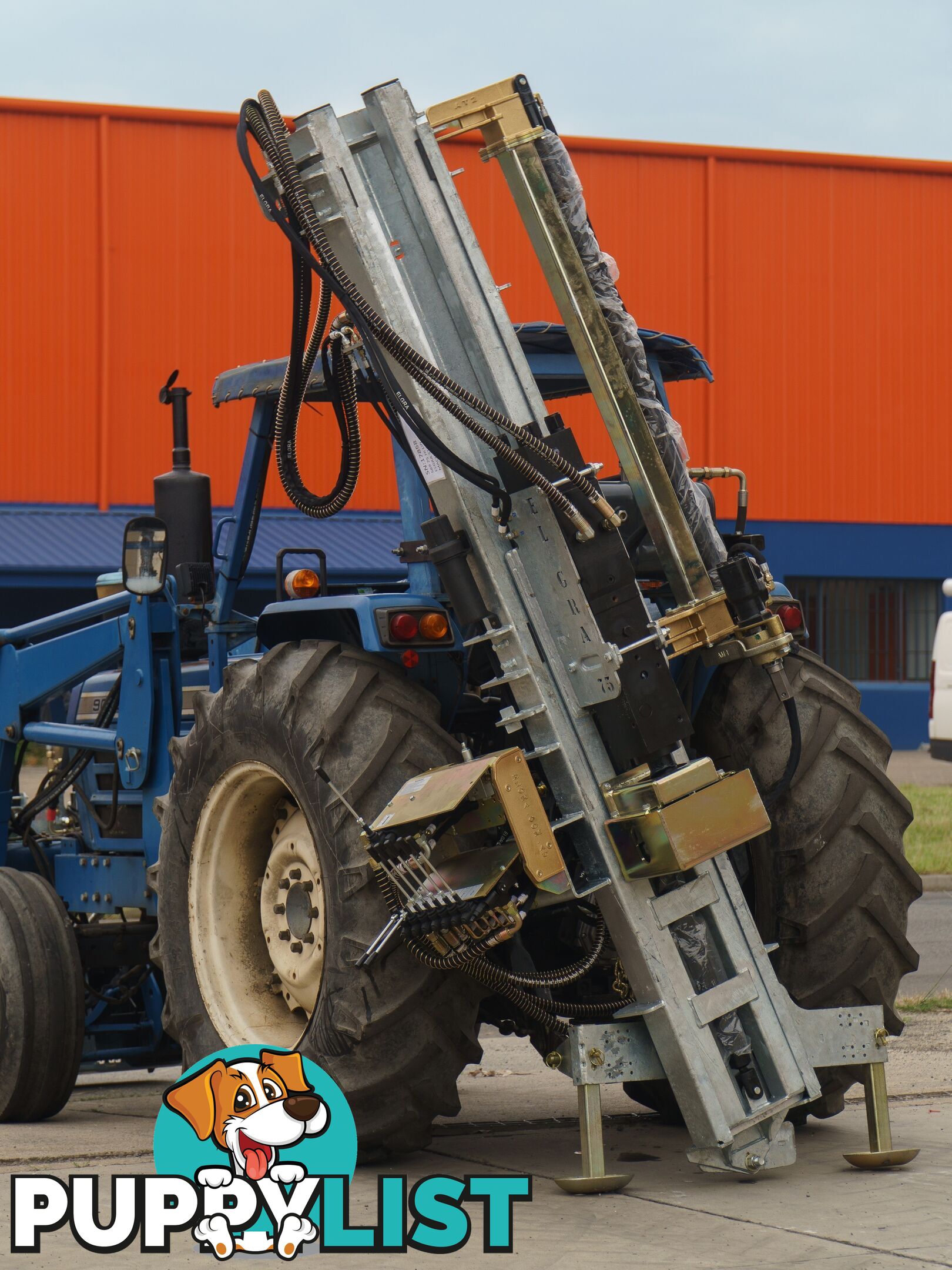 ELGRA SERIES 89 75 CELL HIGH LIFT HYDRAULIC PERCUSSION POST DRIVER