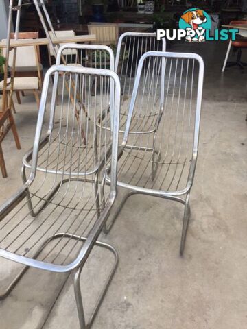 High back vintage chairs