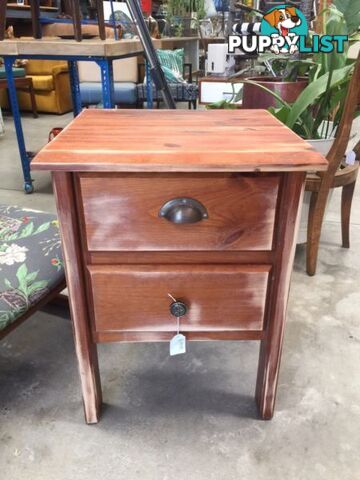 Rustic industrial side drawers