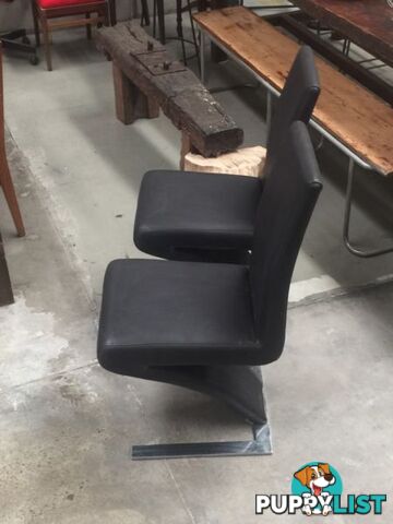 Two leather chairs