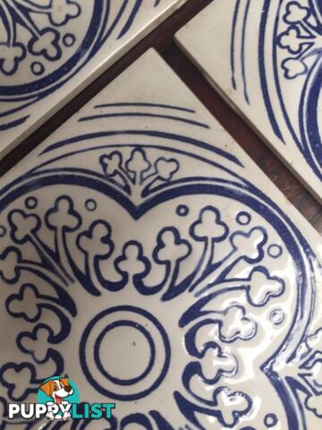 Antique ceramic tiles