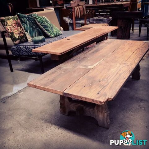 Reclaimed timber coffee table