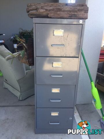 Industrial vintage filing cabinet