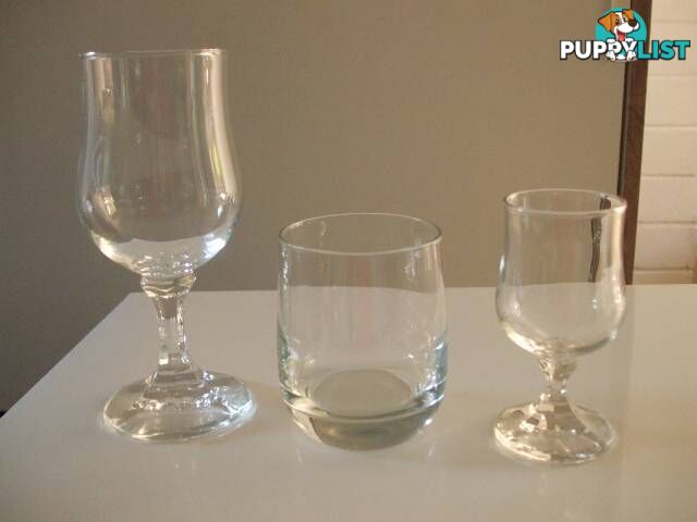 7 GLASS SETS (44 Wine, Juice, Sherry, Spirit, Water, Port, etc)