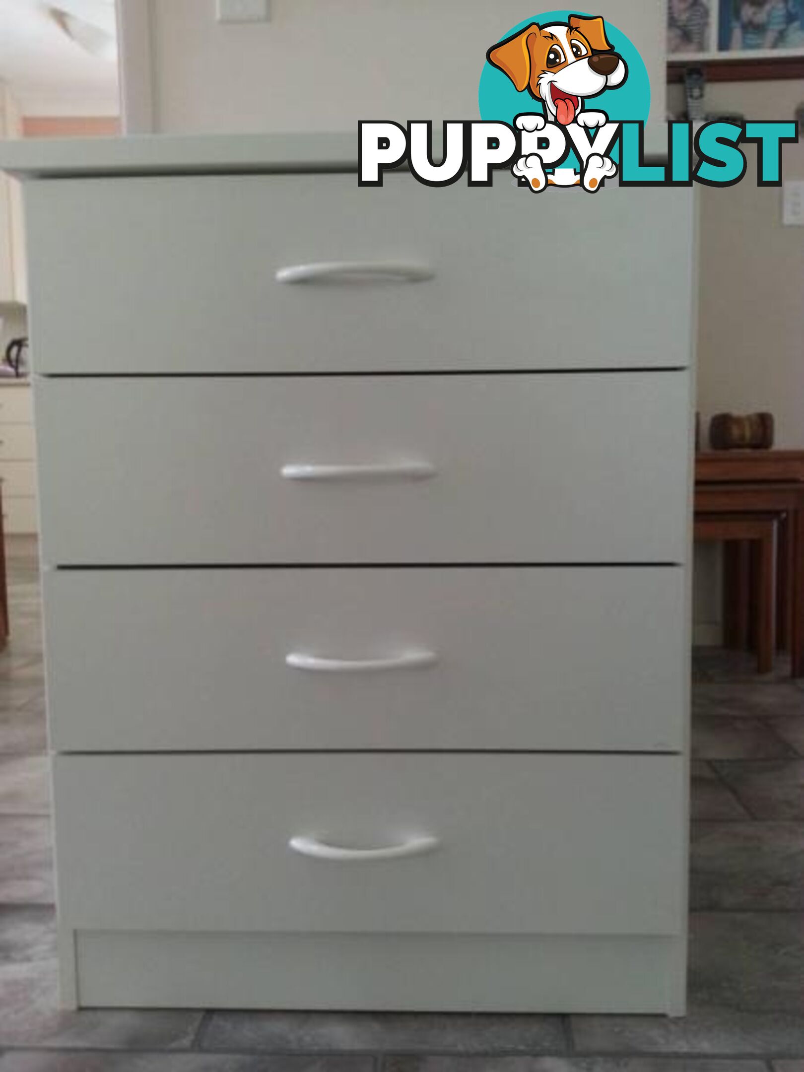 4 Drawer Narrow Tall Chest