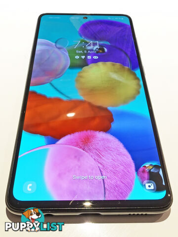Samsung Galaxy A51 Android Phone - 6.5&quot; FHD - 128GB - Prism Crush Black