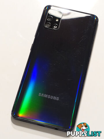 Samsung Galaxy A51 Android Phone - 6.5&quot; FHD - 128GB - Prism Crush Black