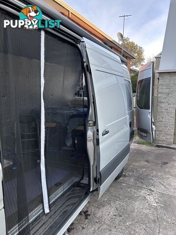 2021 mercedes, sprinter long wheelbase set up for Work and removable overnight accommodation