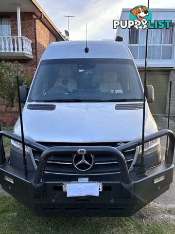 2021 mercedes, sprinter long wheelbase set up for Work and removable overnight accommodation