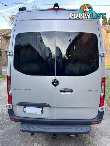 2021 mercedes, sprinter long wheelbase set up for Work and removable overnight accommodation