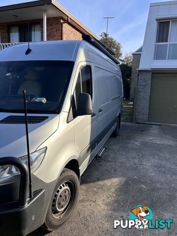 2021 mercedes, sprinter long wheelbase set up for Work and removable overnight accommodation