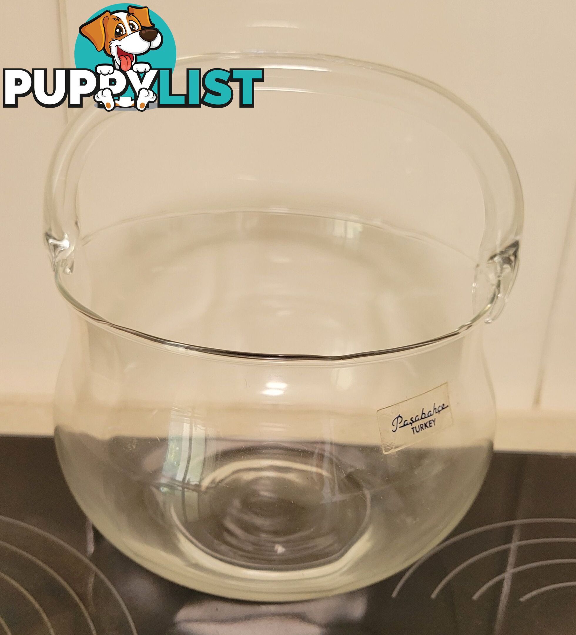 Glass Basket - brand new - great gift idea