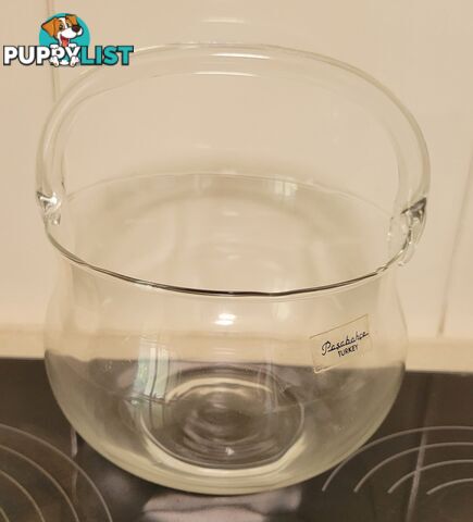 Glass Basket - brand new - great gift idea