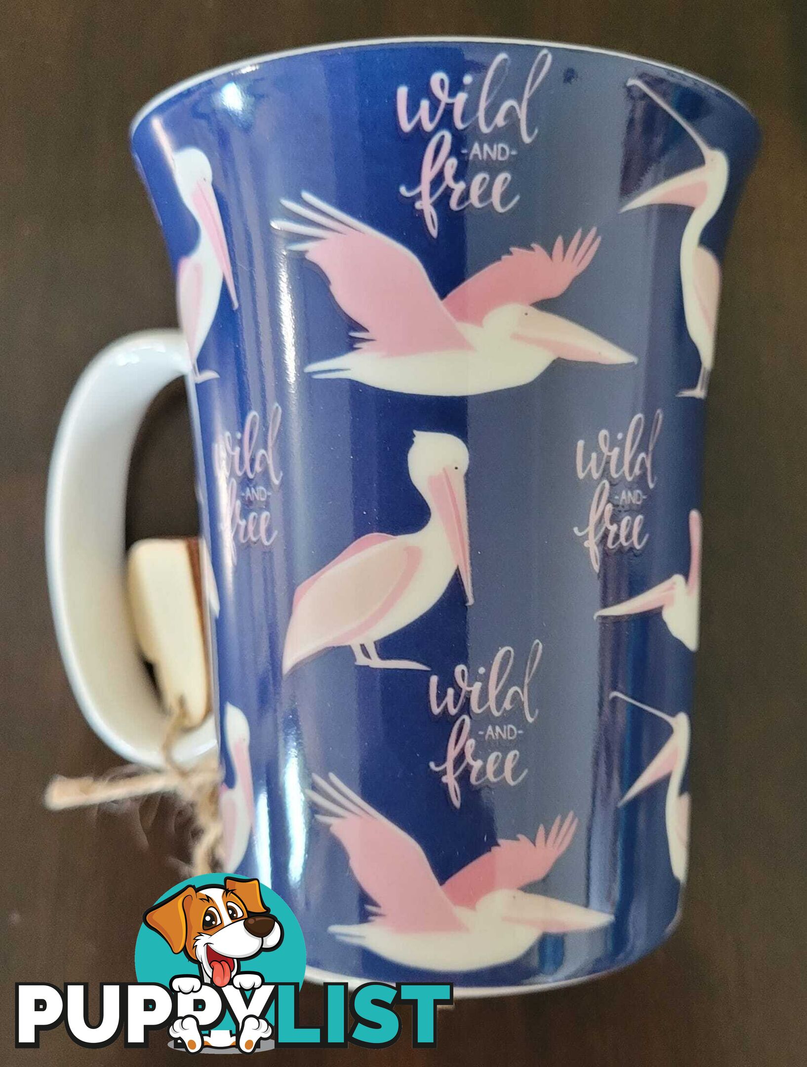 Wild and Free Pelican Coffee Mug