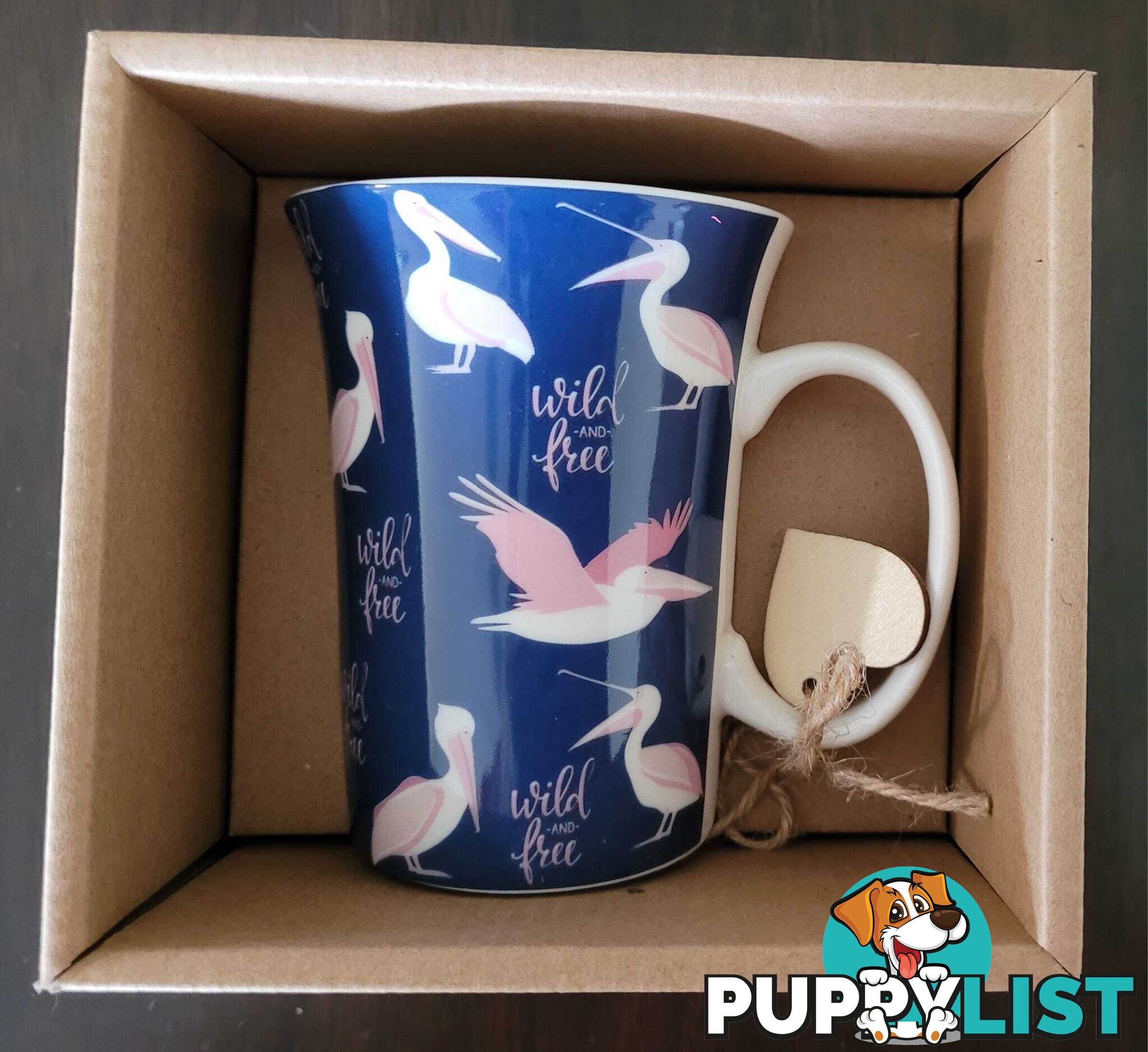 Wild and Free Pelican Coffee Mug