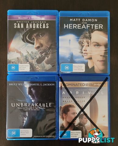 Various DVDs &amp; Blu-rays from $1 each