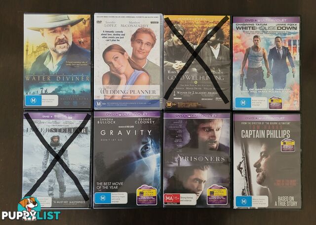 Various DVDs &amp; Blu-rays from $1 each