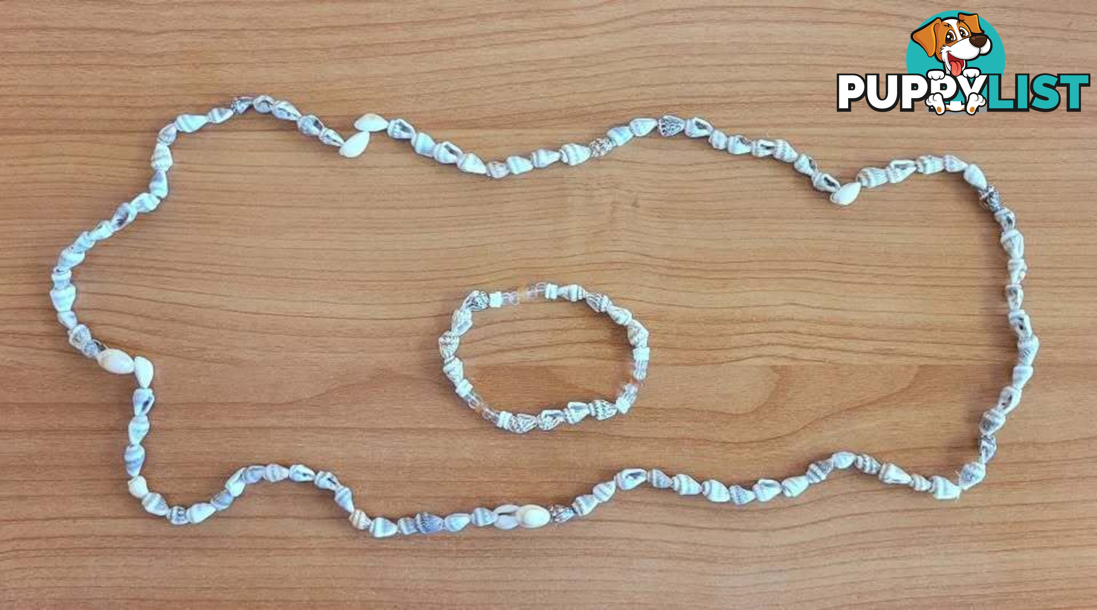 Shell Necklace & Bracelet Set - never worn