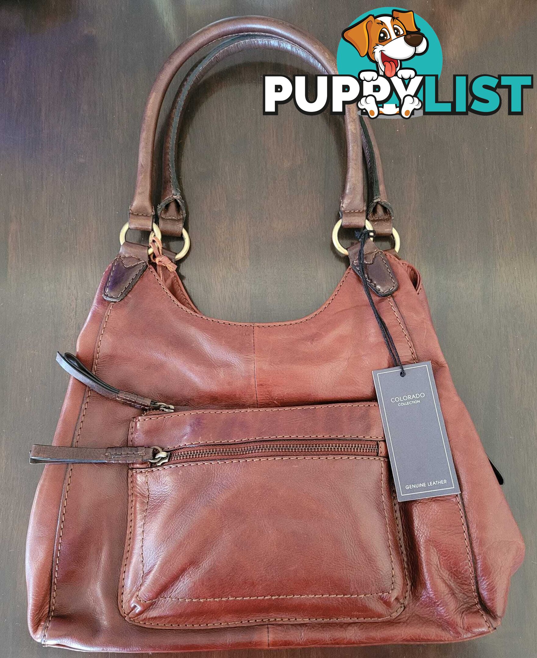 Colorado Leather Handbag - brand new