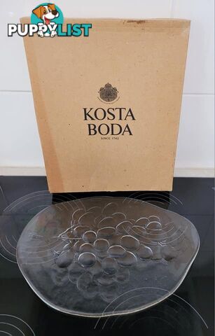 Glass Cheese Plate - brand new - great gift idea