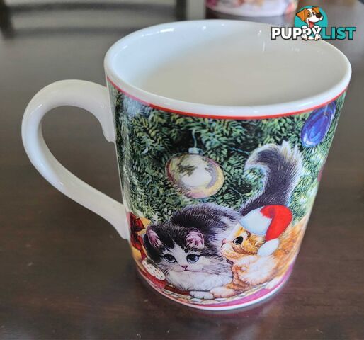 Christmas Cats & Dogs Mug