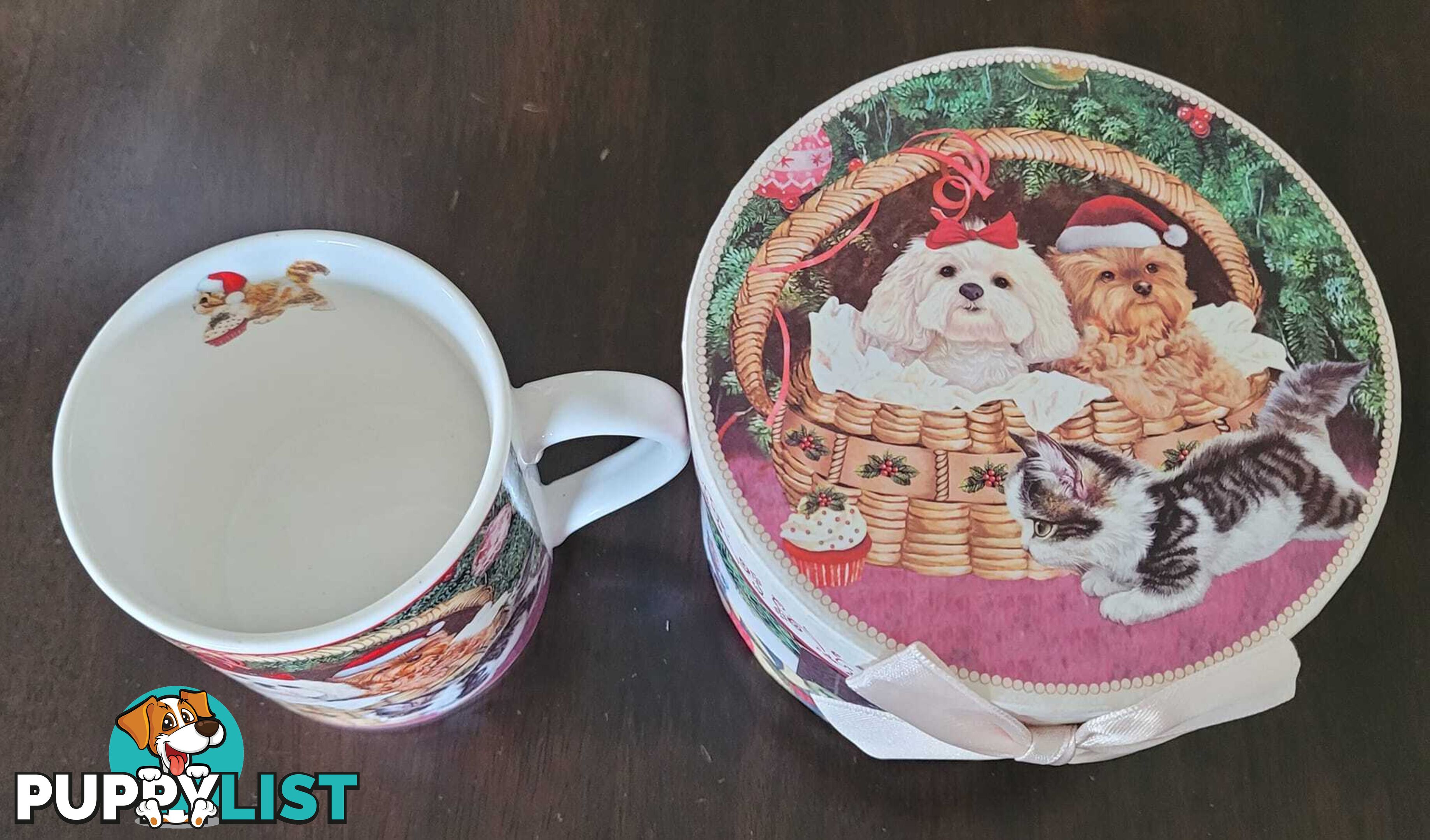 Christmas Cats & Dogs Mug