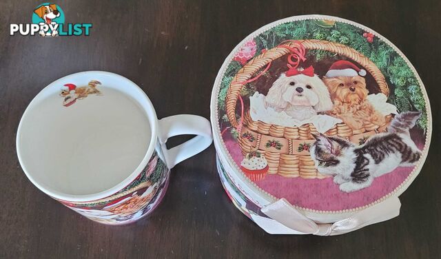 Christmas Cats & Dogs Mug